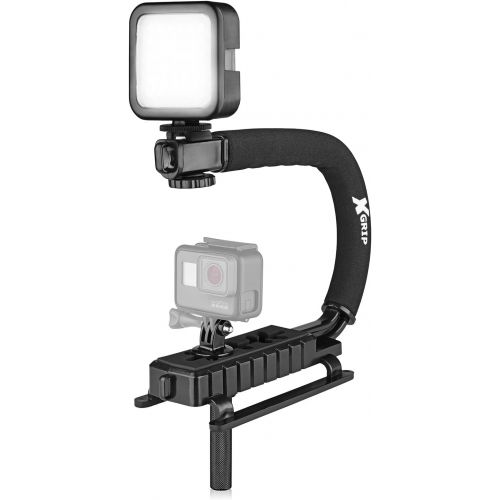  Opteka X-Grip VLH-MOD Professional Stabilizing Handle for GoPro Action Cameras (Black)