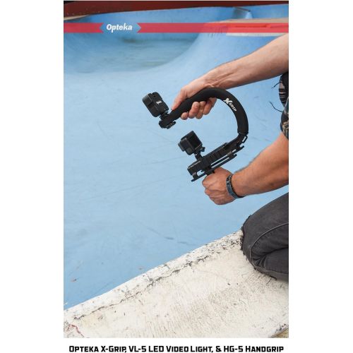  Opteka X-Grip VLH-MOD Professional Stabilizing Handle for GoPro Action Cameras (Black)