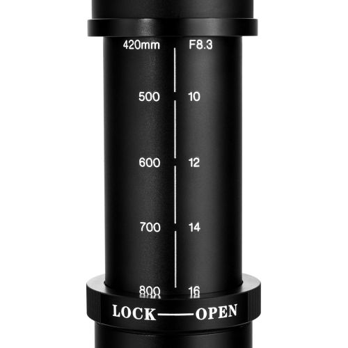  Opteka 420-800mm f8.3 HD Telephoto Zoom Lens for Sony E-Mount a9, a7r, a7s, a7, a6500, a6300, a6000, a5100, a5000, a3000, NEX-7, NEX-6, NEX-5T, NEX-5N, NEX-5R and NEX-3N Digital M