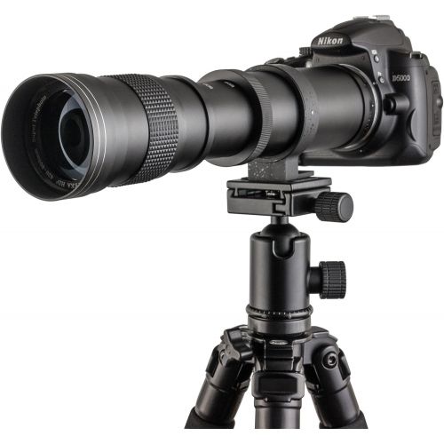  Opteka 420-800mm f8.3 HD Telephoto Zoom Lens for Sony E-Mount a9, a7r, a7s, a7, a6500, a6300, a6000, a5100, a5000, a3000, NEX-7, NEX-6, NEX-5T, NEX-5N, NEX-5R and NEX-3N Digital M