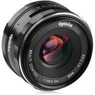 Opteka 35mm f1.7 HD MC Manual Focus Prime Lens for Canon EF-M Mount APS-C Digital Cameras