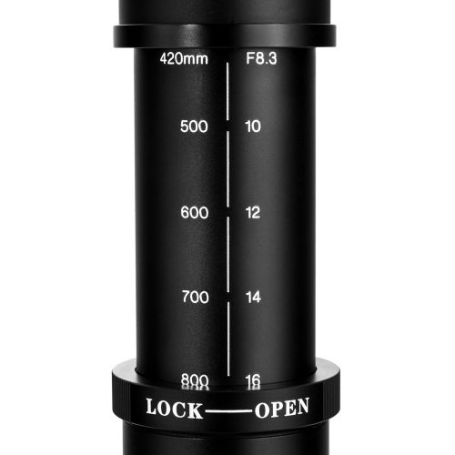  Opteka 420-1600mm f8.3 HD Telephoto Zoom Lens for Nikon D4s, D4, D3x, Df, D810, D800, D750, D610, D600, D500, D7200, D7100, D7000, D5600, D5500, D5300, D5200, D3400, D3300, D3200