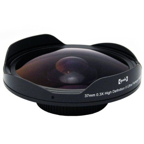  Opteka Platinum Series 0.3X HD Ultra Fisheye Lens for Canon Elura 60, 65, 70, 80, 85, 90, Optura 200MC, 30, 40, 50, 60, 600, VIXIA HF R20, R200, R21, MVX300, MVX330i, MVX350i, MVX4