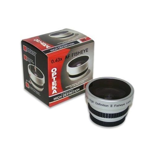  Opteka 0.43x HD2 Full Fisheye Lens for 30.5mm Digital Camcorders