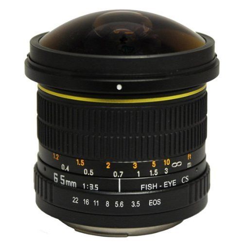  Opteka 6.5mm f3.5 Manual Focus Aspherical Fisheye Lens for Nikon D610, D500, D7500, D7200, D7100, D5600, D5500, D5300, D3400, D3300 Digital SLR Cameras