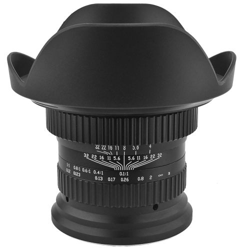  Opteka 15mm f4 LD UNC AL 1:1 Macro Wide Angle Full Frame Lens for Canon EOS Digital SLR Cameras