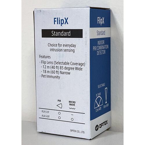  Optex FLX-S-ST FlipX Series Standard Indoor PIR Detector