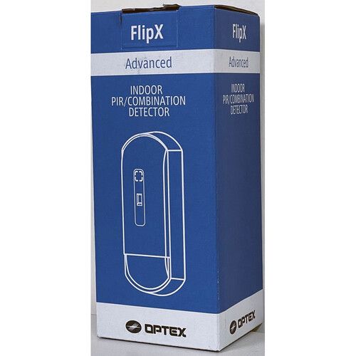  Optex FLX-A-DAM FlipX Series Advanced Indoor Dual-Tech PIR Detector with Anti-Masking