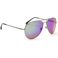 Optic Nerve Estrada Sunglasses - Gunmetal Frame with Brown Green Zaio Lens