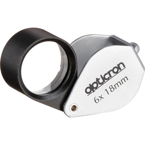  Opticron 6x Metal Folding Inspection Loupe Magnifier