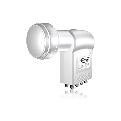  [아마존베스트]-Service-Informationen Opticum Stahl QA60 Satellitenantenne mit Octo-LNB (60 cm) anthrazit