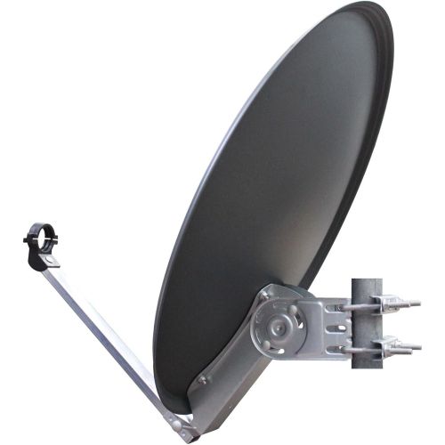  [아마존베스트]-Service-Informationen Opticum Stahl QA60 Satellitenantenne mit Octo-LNB (60 cm) anthrazit