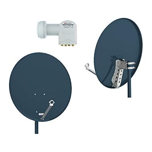  [아마존베스트]-Service-Informationen Opticum X80 Satellite Antenna 80 cm Anthracite