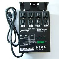 Optima Lighting MATRIX DMX PRO 4 Channel Double Output Dimmer Pack