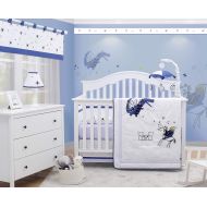 OptimaBaby Prince Charming Knight Dragon 6 Piece Baby Nursery Crib Bedding Set
