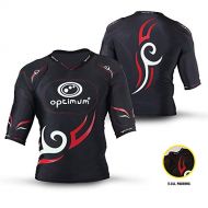 Optimum Tribal Five Pad Long Kids Adult Rugby Body Protection Fluro