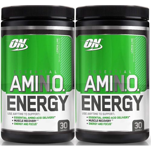  Optimum Nutrition Essential Amino Energy, Pack of Two 30 Servings (Blue Raspberry 2 x 30 servings)