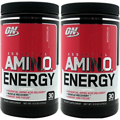  Optimum Nutrition Essential Amino Energy, Pack of Two 30 Servings (Blue Raspberry 2 x 30 servings)