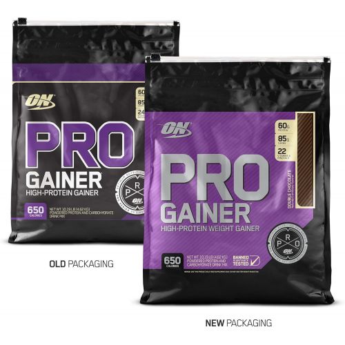  Optimum Nutrition OPTIMUM NUTRITION Pro Gainer Weight Gainer Protein Powder,Double Rich Chocolate, 10.19 Pounds (Packaging May Vary)