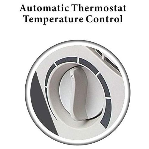  [아마존베스트]Optimus H-1322 Portable 2-Speed Fan Heater with Thermostat