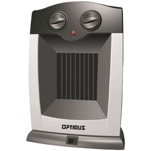  Optimus H-7248 Portable Oscillating Ceramic Heater with Thermostat