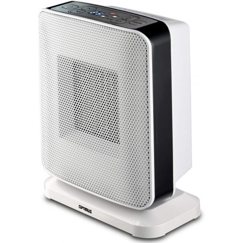  Optimus H-7245 Portable Oscillation Ceramic Heater with Thermostat & LED Portable Oscillation Ceramic Heater with Thermostat