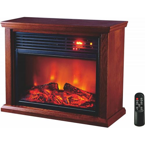  Optimus H-8261 Fireplace Infrared Heater with Remote, LED Display