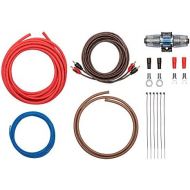 [아마존베스트]-Service-Informationen Cable Kit 10 mm² Ready Assembled - Car Amplifier Connection Set - with Power Cables, RCA Cable, Fuse Holder, Fuses - Installation Kit for Power Amplifiers
