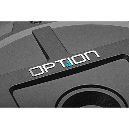  OPTION DRIVE11RA Spare Wheel Active Subwoofer 200 Watt RMS Solid Die Cast Aluminium Housing Includes Connection Kit