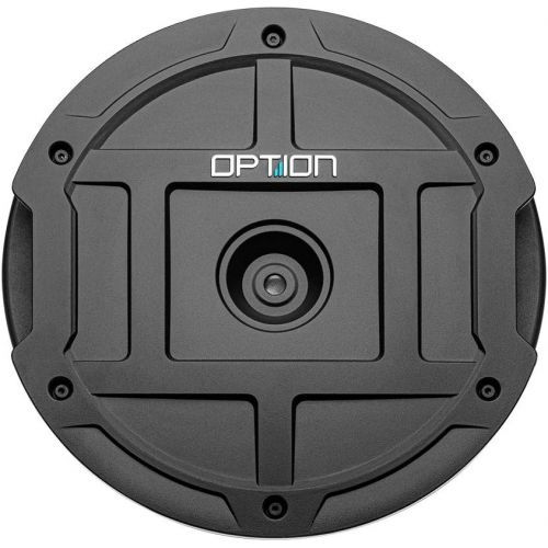  OPTION DRIVE11RA Spare Wheel Active Subwoofer 200 Watt RMS Solid Die Cast Aluminium Housing Includes Connection Kit