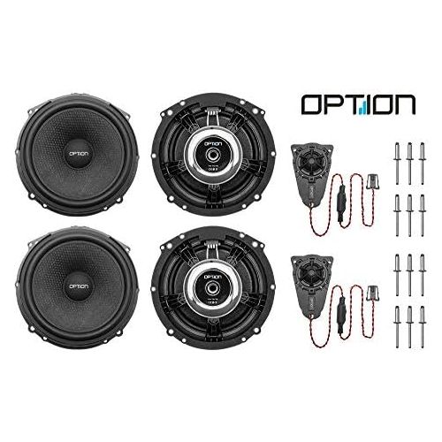  OPTION Air Front Speaker System Compatible with VW T5/T6 100% Plug & Play System 2 Way Component System 100 Watt RMS, 91 dB Efficiency