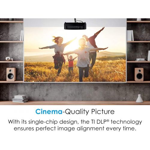  Optoma HD146X High Performance Projector for Movies & Gaming Bright 3600 Lumens DLP Single Chip Design Enhanced Gaming Mode 16ms Response Time