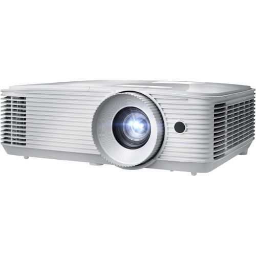  Optoma EH412 1080P HDR DLP Professional Projector Super Bright 4500 Lumens Business Presentations, Classrooms, and Meeting Rooms 15000 Hour Lamp Life 4K HDR Input Speaker Built in