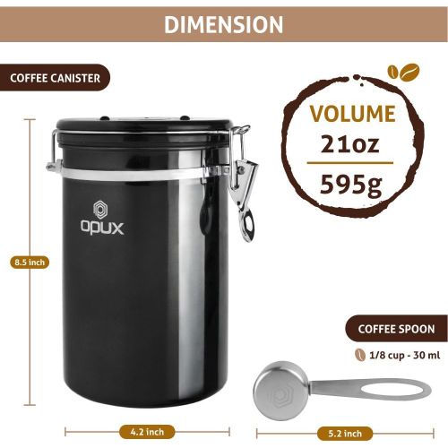  [아마존베스트]OPUX Premium Stainless Steel French Press, Double Wall Coffee Maker | Thermal Insulated Press Pot | 34 fl oz/1 Liter, Dishwasher Safe, Extra Filters (Copper)