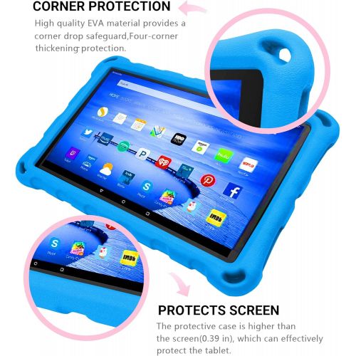  [아마존베스트]Fire 7 Tablet Case for Kids, OQDDQO 2019 New Kindle Fire 7 Case, Extra Thick Protective Layer Double-Layer Shockproof in Four Corners Compatible with 9/7/5th Generation 2019/2017/2