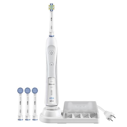  Oral B Oral-B Pro 5000 Electric Toothbrush Bundle with Sensitive Replacement Head,3 Count