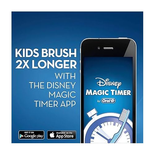  Oral-B Kids Battery Power Electric Toothbrush Featuring Disney's Frozen for Children and Toddlers age 3+, Soft (Characters May Vary)