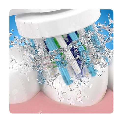  Oral B Cross Action Electric Toothbrush Replacement Brush Heads Refill, 4Count