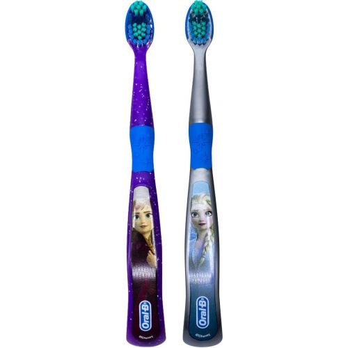  Oral-B Disney Frozen Toothbrush, 3+ YRS, Extra Soft (Characters Vary) - Pack of 2