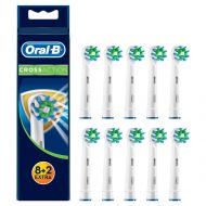 Braun Oral-B CrossAction Toothbrush Heads with Bacterial Protection and Prevents Bacterial Growth on...
