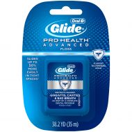 Oral-B Glide Pro-Health Advanced Floss, Fresh Mint 38.20 Yards ( Pack of 18 )