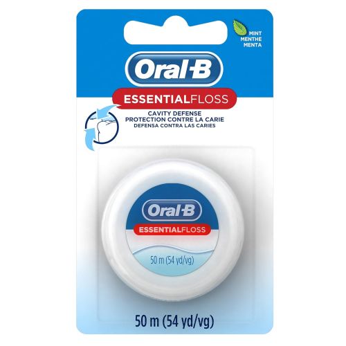  Oral-B Essential Floss Mint Waxed, 54 Yd (Pack of 24)