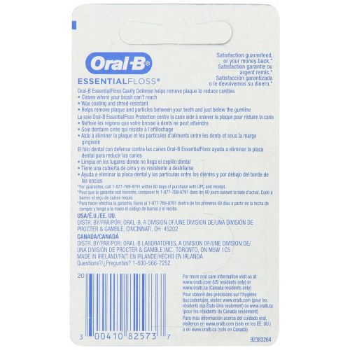  Oral-B Essential Floss Mint Waxed, 54 Yd (Pack of 24)