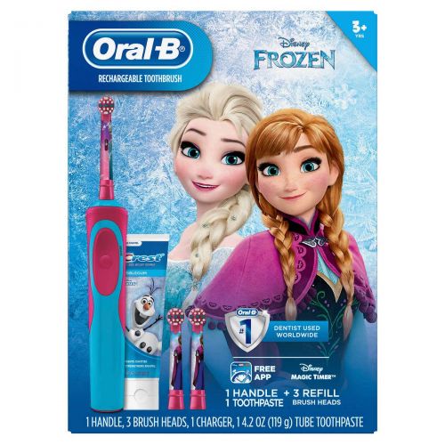  Black Friday: Oral-B Stages Vitality Kids Disneys Frozen Rechargeable Electric Toothbrush + Toothpaste Bundle Pack (3+)