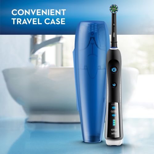  Oral-B Pro 5000 SmartSeries Electric Toothbrush with Bluetooth Connectivity, Black Edition, Powered by Braun