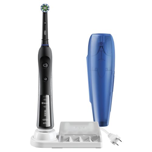  Oral-B Pro 5000 SmartSeries Electric Toothbrush with Bluetooth Connectivity, Black Edition, Powered by Braun
