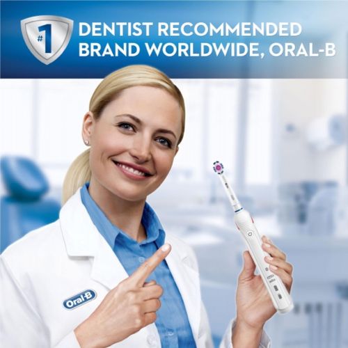  Oral-B Pro 3000 Electronic Power Rechargeable Battery Electric Toothbrush with Bluetooth Connectivity, Powered by Braun