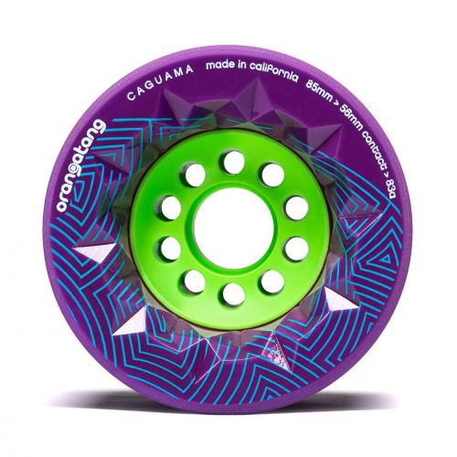  Orangatang Caguama 85 mm Longboard Wheels for Cruising, DIY Electric Skateboards, Eboards (Set of 4)