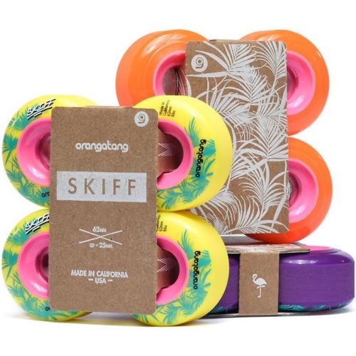  Orangatang Skiff 62 mm All-Terrain Skateboard Wheels (Set of 4)