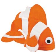 Orange/ White Clownfish Felt Tropical Hat Costume Accessory